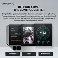 DeepCool Mystique 240 AIO Liquid CPU Cooler - 2.8 DeepCool Mystique 240 AIO Liquid CPU Cooler - 2.8